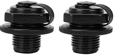 Dailygoods- Ventieldoppen 22 mm - 2 Stuks - Geschikt voor Opblaasbare Boten - Luchtbedden - Vissersboten - Kunststof Materiaal - Luchtventiel