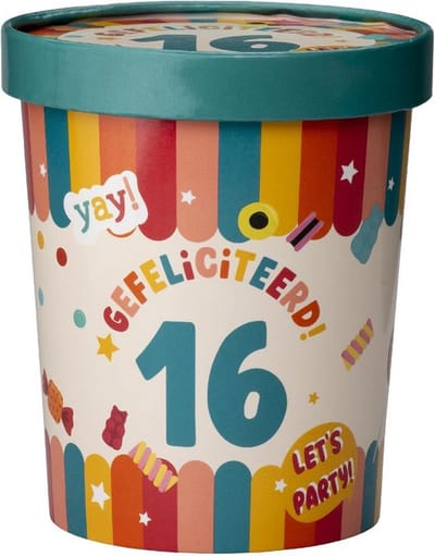 Candy bucket - 16 jaar