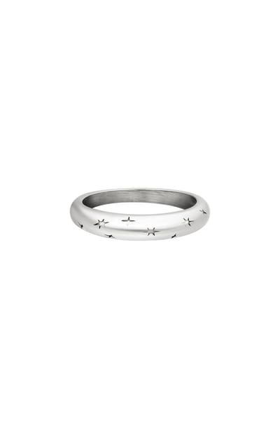 Ring Starry Sky Silver Stainless Steel-Moederdag cadeautje - cadeau voor haar - mama -yehwang- 17