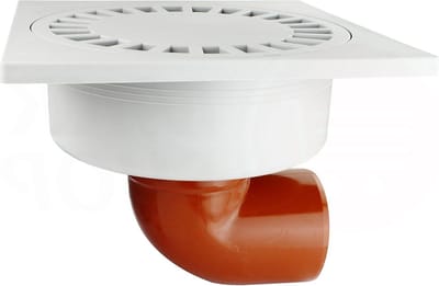 Vloerafvoer - Afvoerput - Water Afvoeren - Hittebestendig - 300x300mm - Grijs