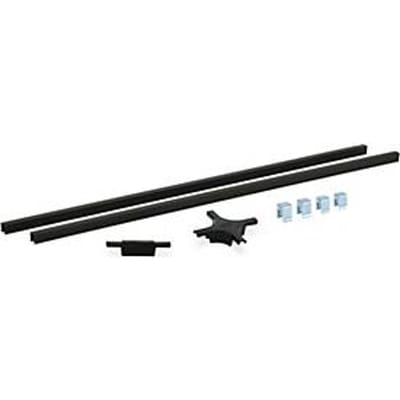 Verbindingsrail lang voor PE oppervlaktebeschermingssystemen, polyethyleen (HDPE) zwart, B 1140 x D 15 x H 15 mm