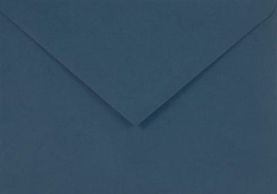 Gladde blauwe enveloppen C6 - 114 x 162 mm - A6 - 25 stuks - NK natgelijmde - 115 gram - Sirio Color - Netuno