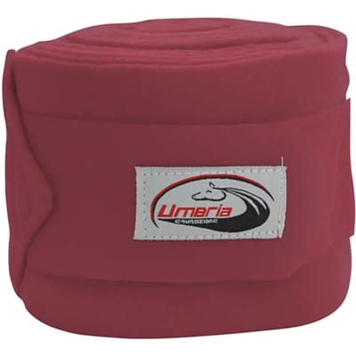 Fleece rustbanden voor het paard Umbria Equitazione (x4)
