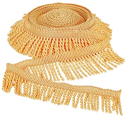 10.5 meter Trim Fringe Gordijnen, 58 mm Lingots Franje voor Raamdecoratie en Kledingaccessoires