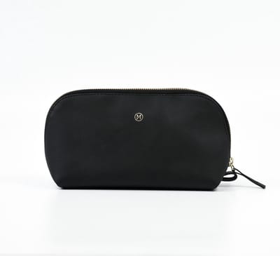 Toilettas - Toilettas Dames - Bag-in-bag - Zwart - Vegan Leer - Duurzaam - DORA | MADE out of