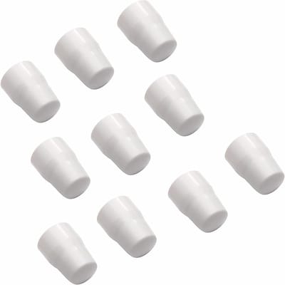 Radiator Klep Afdekking - Universele Dop - Klep Bescherming - Drukbevestiging - 36 mm Lengte - Wit