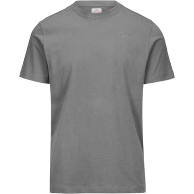 Kappa Cafers Slim T-shirt Met Korte Mouwen Grijs XL Man