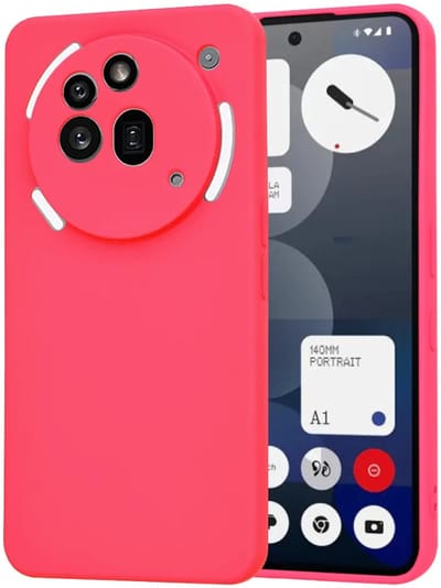 Hoesje geschikt voor Nothing Phone (3a) Pro - Techsuit Soft Flex Silicone Back Cover - Hot Pink