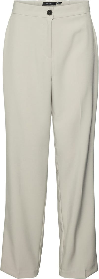 Vero Moda Broek Vmrita Mw Straight Pant Noos 10301554 Silver Lining Dames Maat - W28 X L34