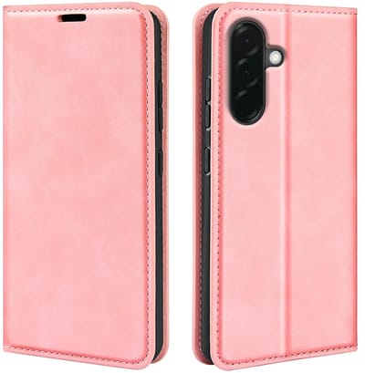 MobyDefend Hoesje - Geschikt voor Samsung Galaxy A37 - Luxe Wallet Bookcase (Magnetische Sluiting) - Roze