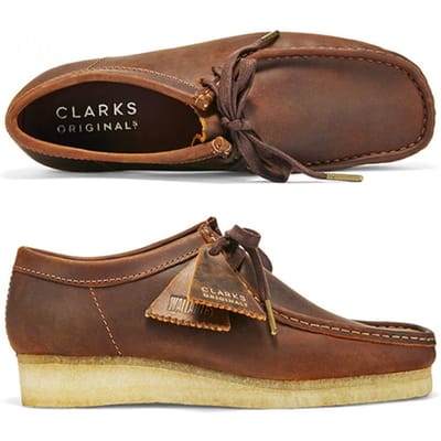 Clarks 26156605 Wallaby Bijenwas Leer Loafers 26156605 (7) black