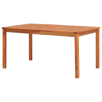 vidaXL - Tuintafel - 150x90x74 - cm - massief - acaciahout