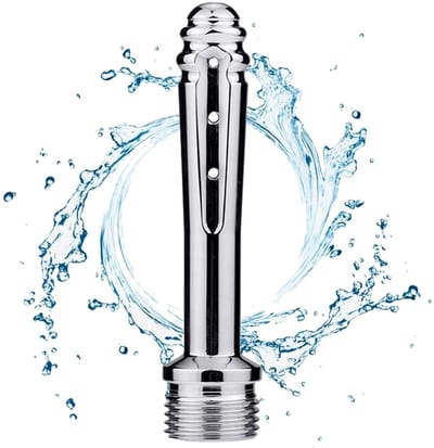 Dailygoods- Sproeier 7-gaats design - Douchekop - Douchereiniger - Aluminium - Hygiënisch - Comfortabel wassen