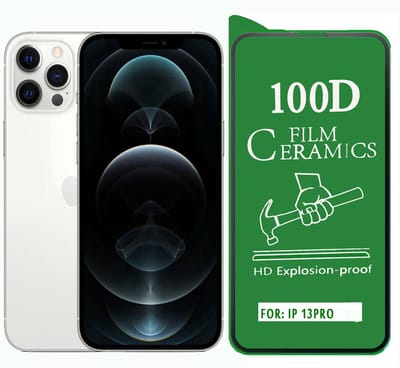 IPhone 13/13 Pro Screenprotector Folie Anti-Shock 100D HD Explosion-proof Ceramics Protector Film -1 STUK