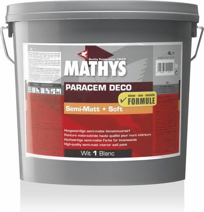 Mathys Paracem Deco Soft (Semi-Matt) - 1 l - Wit