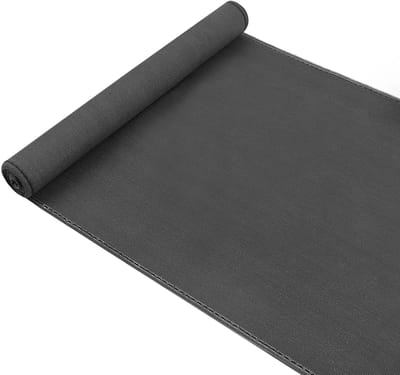 VIEMAE Balkonscherm - Privacyscherm balkon - Balkondoek - Zichtdoek - Zonnebescherming, windbescherming balkon- 1x6m - Antraciet