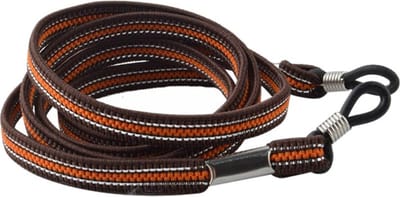 Fako Bijoux® - Brillenkoord - Elastisch - 70cm - Bruin/Oranje