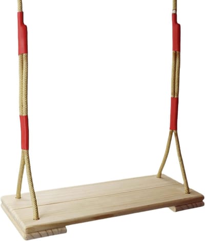 Houten Schommelstoel - Buitenschommel Kind - Buiten Ontspanning - Veilig Duurzaam Ontwerp - Tot 100 kg - Natuurhout