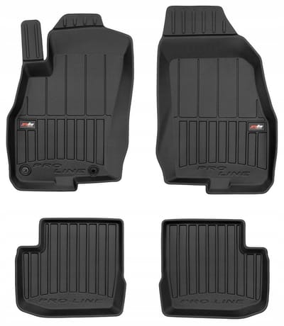 Frogum - 3D Pro-Line - Automatten Set - Geschikt voor FIAT Grande Punto 2005-2012 - 5-deurs - Hoge Rand 6cm
