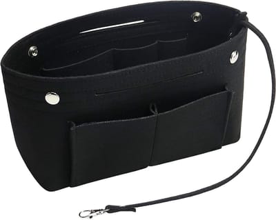 Stijlvolle Vilt Handtas met Portemonnee en Organizer, Ideaal voor Speedy en Neverfull, 8 Kleuren beschikbaar, Ruim en Praktisch
