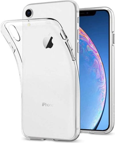 Just in Case hoesje geschikt voor iPhone Xr Hoesje Siliconen - Flexibele Case - Transparant
