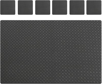 Loopbandmat - Apparatuurmat Vloerbeschermer - Thuis Fitness - Duurzaam Siliconen Materiaal - 43 x 60 x 05 cm - Meerkleurig