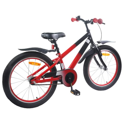 vidaXL - Kinderfiets - 20 - Inch - voor - 6-11 - jaar - oud - Rood - en - Zwart