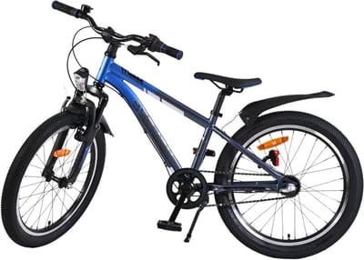Kinder Racefiets - Kinderfiets 20 inch - Sportief Fietsen - Lichtgewicht Frame - 20 inch - Blauw Grijs