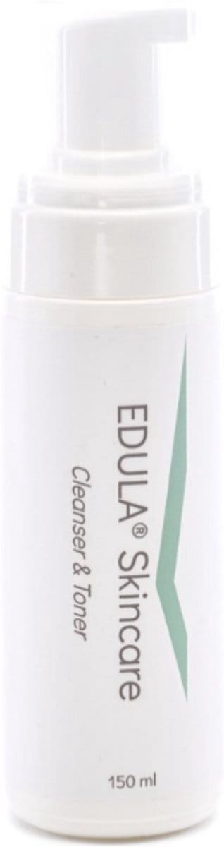 Edula® - Cleanser & Toner - Gezichtsreiniger - Facewash - Reinigingsmelk - Cleanser Gezicht - Face Wash - Toner Gezicht - Voor Alle Huidtype’s - Aloe Vera - Diepe Reiniging - Skincare Producten - 150ml - Gevoelige Huid - Make-up Remover - 3-in-1