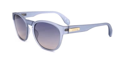 Lunettes de soleil unisexes Adidas Originals 91b Or0014 Matte Light Blue/54-20-140 gray