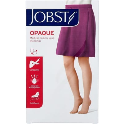 Jobst Opaque 1 Ad Reg Sft Nat Iii Pair