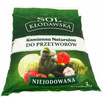 Kłodawa zout, ongejodeerd 3kg - zoutmijn Kłodawa