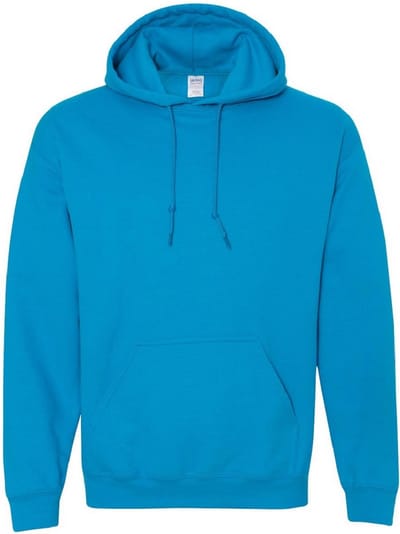 Gildan Zware Blend Volwassen Unisex Hooded Sweatshirt / Hoodie (Saffier)