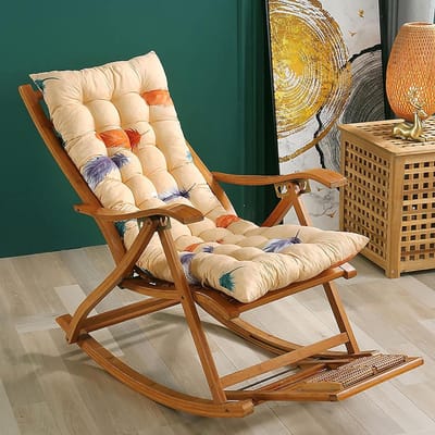 Tuinbankkussen Buiten - Ligstoel Kussen - Buiten Ontspannen - Antislip Banden - 53x158 cm - Zwart