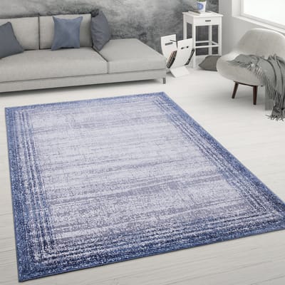 Paco Home Vloerkleed Woonkamer Laagpolig Abstracte Used Look Vintage Stijl Modern 60x100 cm