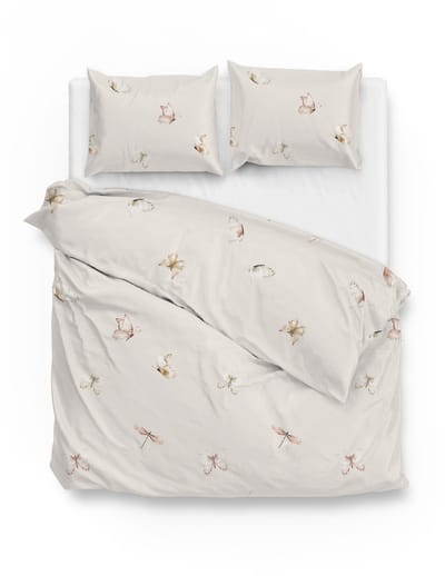 Zohome Maribosa Dekbedovertrek - Tweepersoons - 200x200/220 cm - Beige