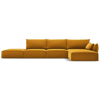 Hoekbank Vanda rechts velvet | Mazzini Sofas