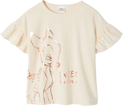 Vertbaudet T-shirt Disney® - meisjes - korte mouwen - Bambi