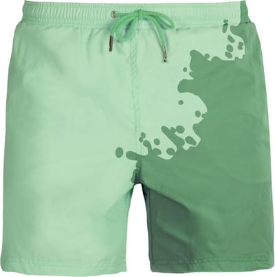 SEA'SONS - Zwembroek Heren - Kleurveranderend - Sneldrogend - Groen - Maat XXL (SEASONS - Kleur veranderend)