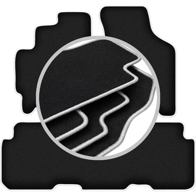 CARLUX-SILVER automatten voor: Kia Carens I minivan (1999-2006)