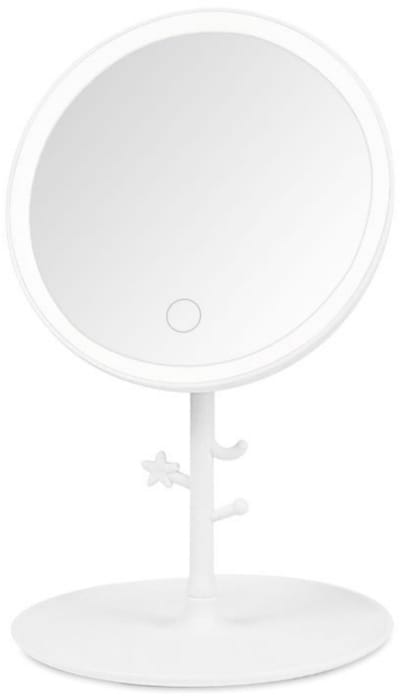 EXCITAT Make-upspiegel - Make up spiegel - met LED-licht - Oplaadbaar - Touch-dimfunctie - 3 kleuren licht - instelbare helderheid