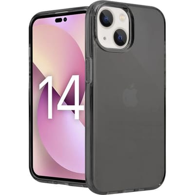 ShieldCase telefoonhoesje geschikt voor Apple iPhone 14 TPU case - zwart - Siliconen hoesje - Shockproof case hoesje - Backcover case