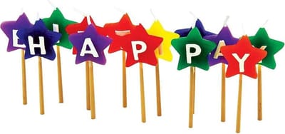 Haza Original Prikkerkaarsjes Happy Birthday 2 Cm 13 Stuks