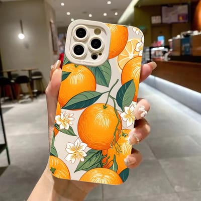 Hoesje voor Samsung Galaxy S25 S24 Ultra S23 S22 S21 Plus S20 FE A55 A54 A15 A35 5G Schattige Creatieve Fruit Citroen Telefoonhoesje S20 Plus