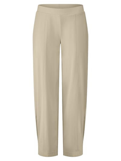 Wide Fit 7/8-broek Van Peter Hahn beige
