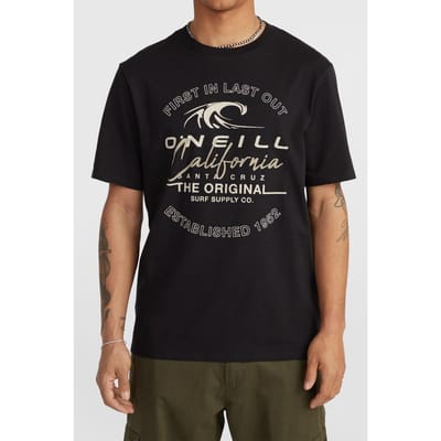 O'Neill  Cali Wave T-shirt Black Out Taglia: M | T-shirt stampate Outlet | Uomo | Nero