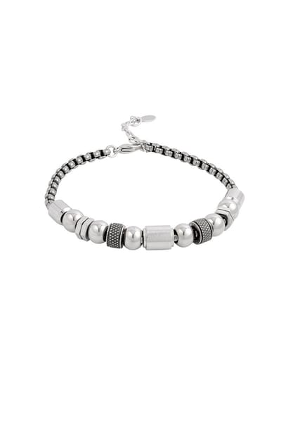 Heren armband - 20 cm - rvs- cadeau - Stoere armband mannen