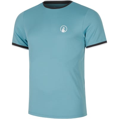 Quiet Please Create Break Ringer T-shirt Heren-Lichtblauw,Wit