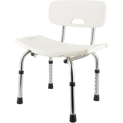 Banc de chaise de douche réglable, sièges de bain portables, tabouret avec Support arrière pour personnes âgées