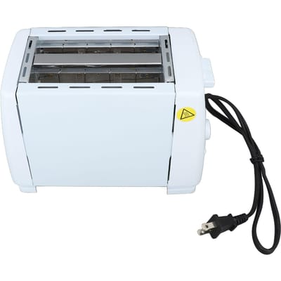 2-Sneden Broodrooster Machine Roestvrij Staal Broodrooster met 6 Temperatuurstanden voor Wafel Bagel L(for 6.5-9kg)